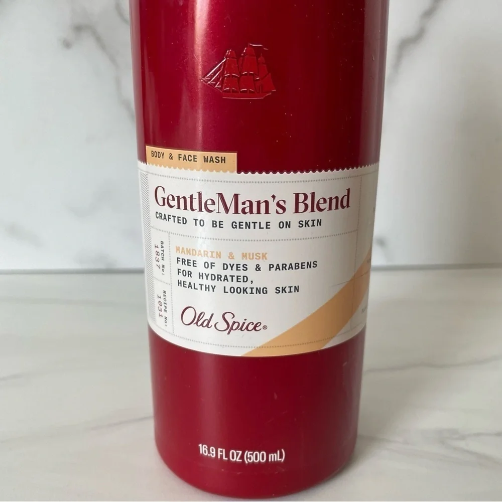 Old Spice GentleMan's Blend Body & Face Wash Mandarin & Musk- 16.9 fl oz